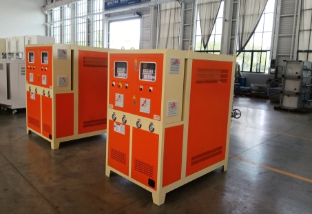Contrôleurs de température pour moules à huile à double système de 54 kW, prêts pour le Chili